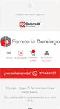 Mobile Screenshot of ferreteriadomingo.com